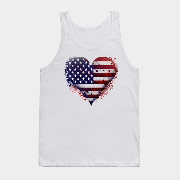 Honoring Heroes on Memorial Day Tank Top by About Passion